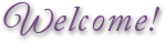 Welcome!