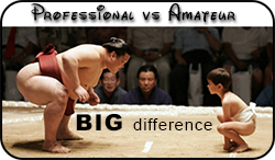 Professional vs Amateur